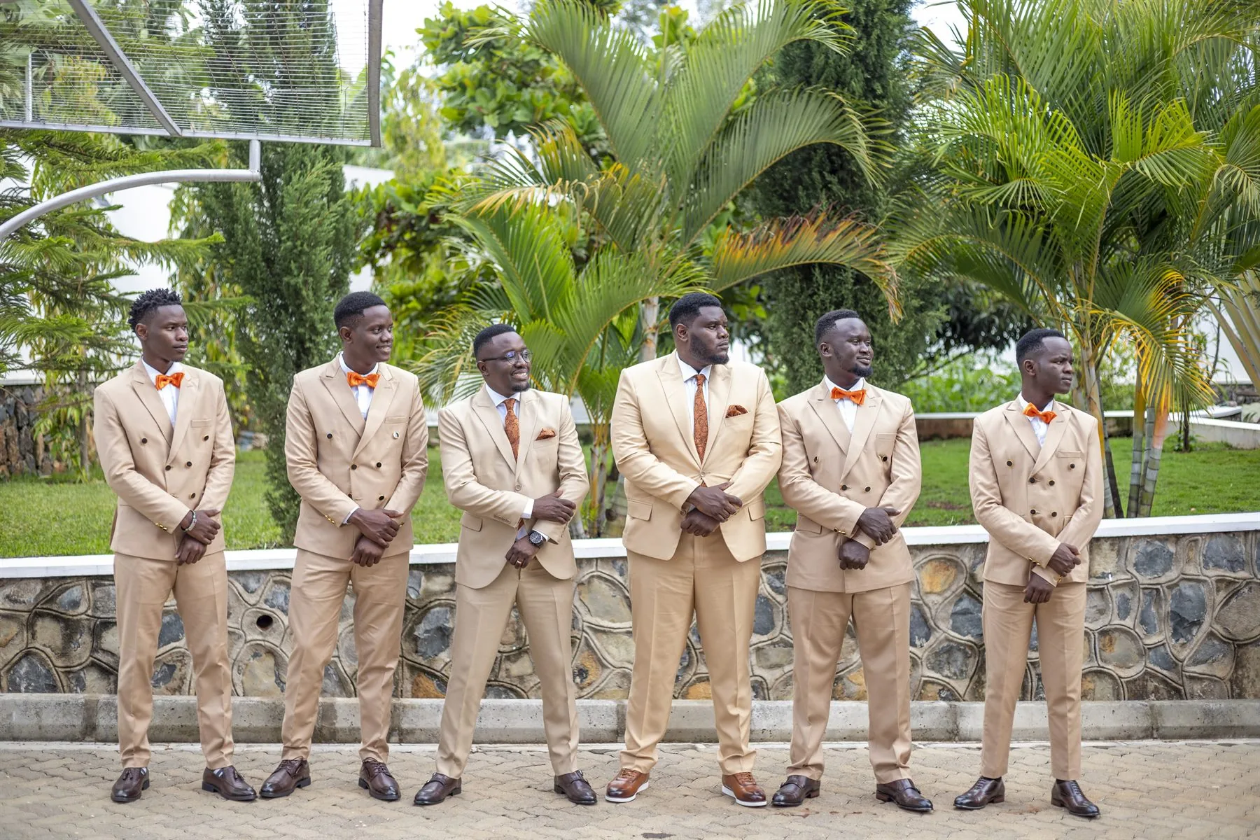 Groom team portrait